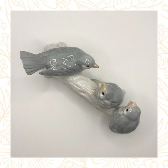 Vintage Otagiri Japan Porcelain Birds on Branch MCM Figurine - Picture 6 of 7